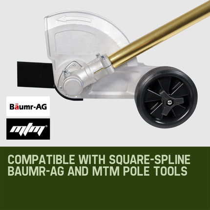 Baumr-AG Grass Edger Attachment Pole Garden Trimmer Brushcutter Lawn Edge 3