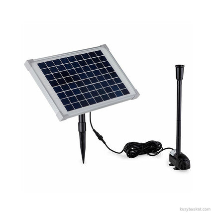 Protege 50W Solar Powered Fountain Submersible Water Pump Pond Kit Power Garden Panel