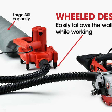 BAUMR-AG Vacuum for Wall Chaser Standard 32mm Concrete Chasing Dust Collector 3