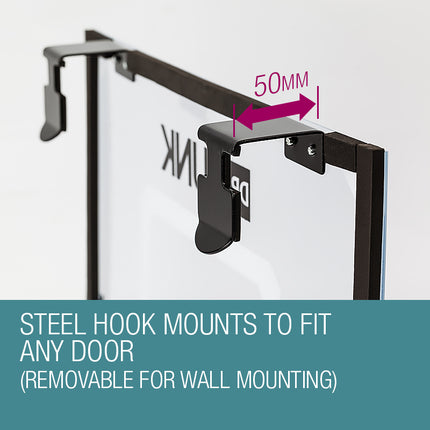 Dr.Dunk Indoor Mini Basketball Hoop Ring Backboard Kit Door Mounted Mount Kid Set 5