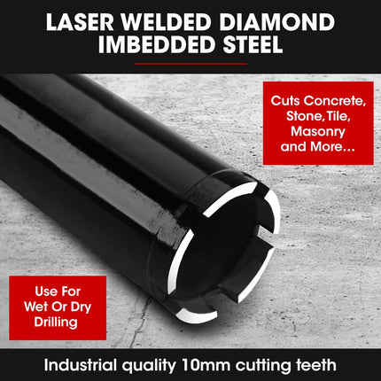 Baumr-AG Diamond Core Drill Bit 53mm Concrete Wet Dry Tile Stone Brick Marble 2