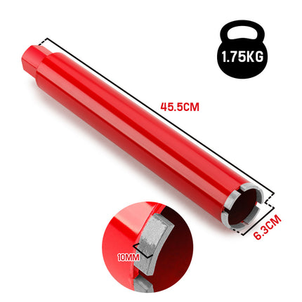 Baumr-AG Diamond Core Drill Bit 63mm Concrete Wet Dry Tile Stone Brick Marble 1-1/4 UNC 5