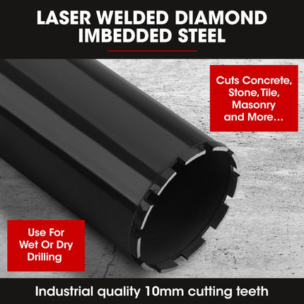 Baumr-AG Diamond Core Drill Bit 127mm Concrete Wet Dry Tile Stone Brick Marble 1-1/4 UNC 2