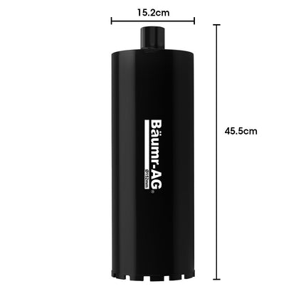 Baumr-AG Diamond Core Drill Bit 152mm Concrete Wet Dry Tile Stone Brick Marble 1-1/4 UNC 5