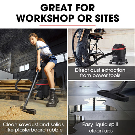 Baumr-AG 15L 1200W Wet and Dry Vacuum Cleaner, with Blower, for Car, Workshop, Carpet 3