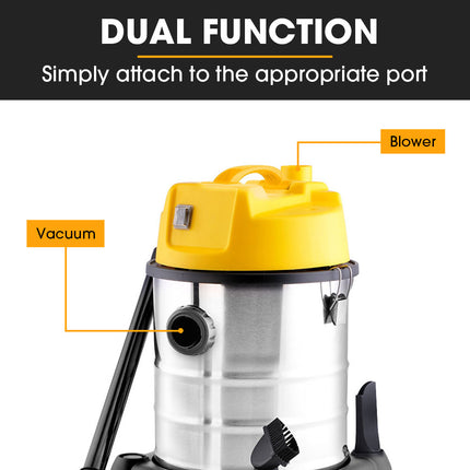 Unimac 20L 1400W Wet and Dry Vacuum Cleaner, with Blower, for Car, Workshop, Carpet 5