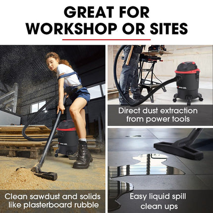 Baumr-AG 20L 1200W Wet and Dry Vacuum Cleaner, with Blower, for Car, Workshop, Carpet 4