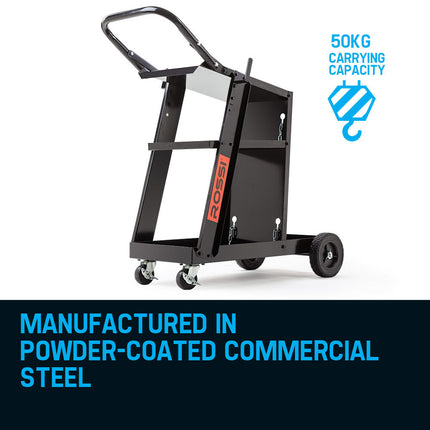 ROSSI Welding Cart Trolley MIG TIG ARC MMA Welder Plasma Cutter Storage Bench 9