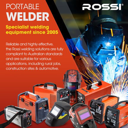 ROSSI 200 Amp Portable Inverter Arc Stick Welder, MMA DC Gas Inverter Welding Machine, 15A Plug 2