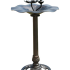 Lotus bird bath Bronze