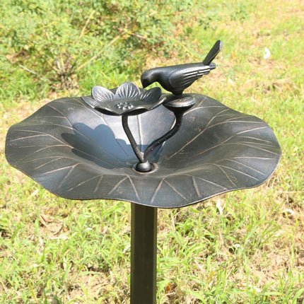 Lotus bird bath Bronze 2