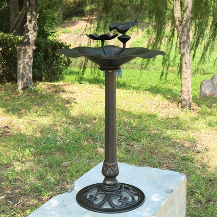 Lotus bird bath Bronze 3