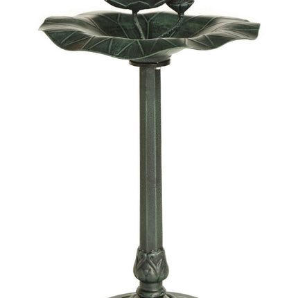 Lotus bird bath Dark Green