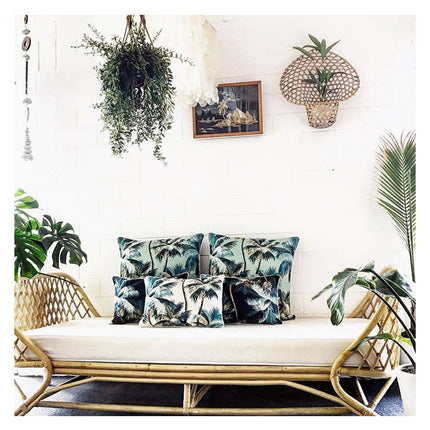 Cushion Cover-With Piping-Palm Trees Lagoon-60cm x 60cm 15