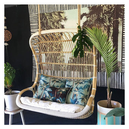 Cushion Cover-With Piping-Palm Trees Lagoon-60cm x 60cm 11