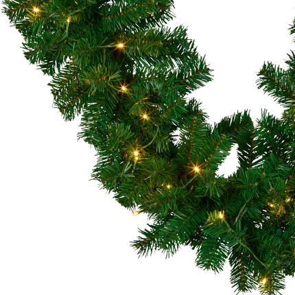 Christabelle 2.7m Christmas Garland with LED Lights Chadwick Tree Decoration Ornament 6