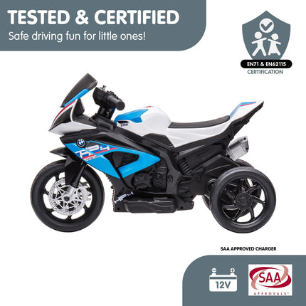 Kahuna Bmw Hp4 Race Kids Ride-on Motorbike In Blue 10