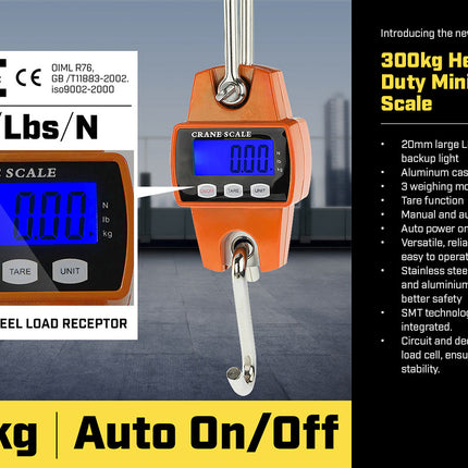 Kartrite Crane Scales Hanging 300Kg Industrial Electronic 3