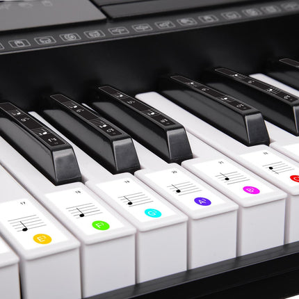 Karrera 61 Keys Electronic LED Keyboard Piano with Stand - Black 7