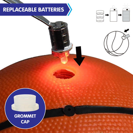 Kahuna Basketball L.e.d Glow Light Up Trampoline Ball 9