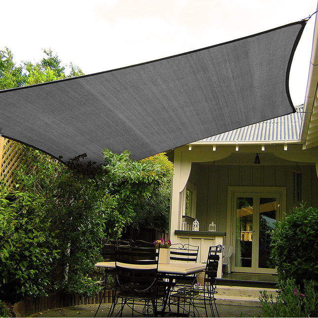 Wallaroo Rectangular Shade Sail 3m x 2.5m - Grey 2