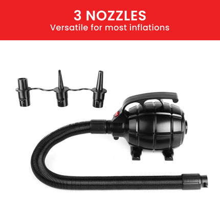 Kahuna 500w Isup Electric Air Pump - Efficient Inflatable Device For Rapid Airflow, Use For Airtrack Mats, Rafts, Air Mattresses, Pool Toys 7
