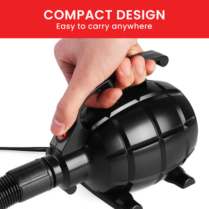 Kahuna 500w Isup Electric Air Pump - Efficient Inflatable Device For Rapid Airflow, Use For Airtrack Mats, Rafts, Air Mattresses, Pool Toys 8