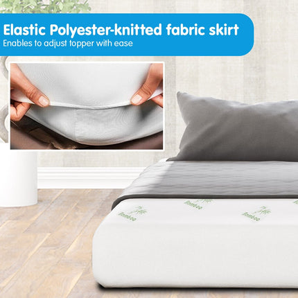 Laura Hill Bamboo Mattress Protector- Double 8