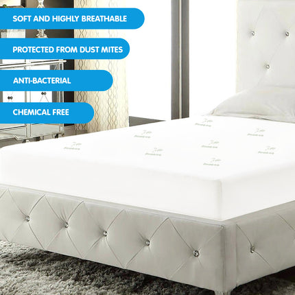 Laura Hill Bamboo Mattress Protector- Double 10