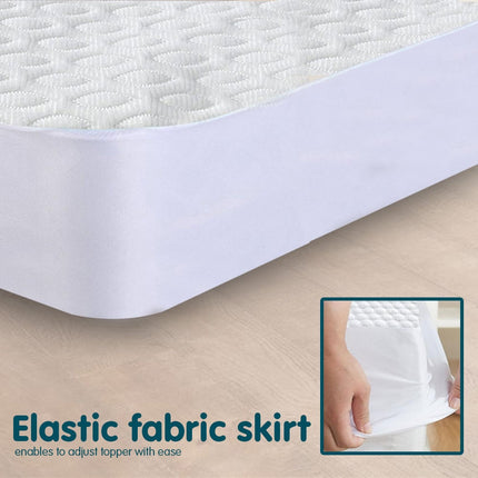 Laura Hill Luxury Cool Max Comfortable Fully Fitted Bed Mattress Protector - King 3