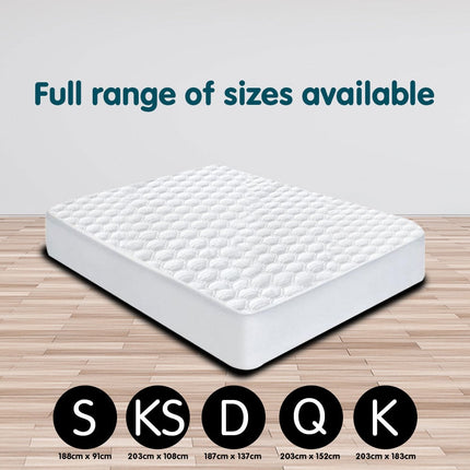Laura Hill Luxury Cool Max Comfortable Fully Fitted Bed Mattress Protector Queen 6