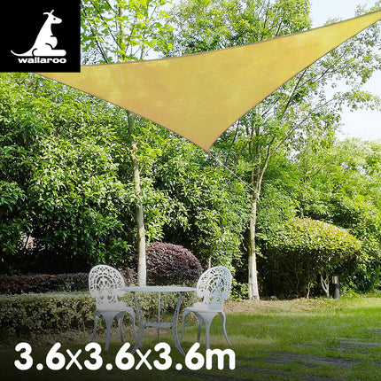 Wallaroo Triangular sail: 3.6 x 3.6 x 3.6m - Sand 2