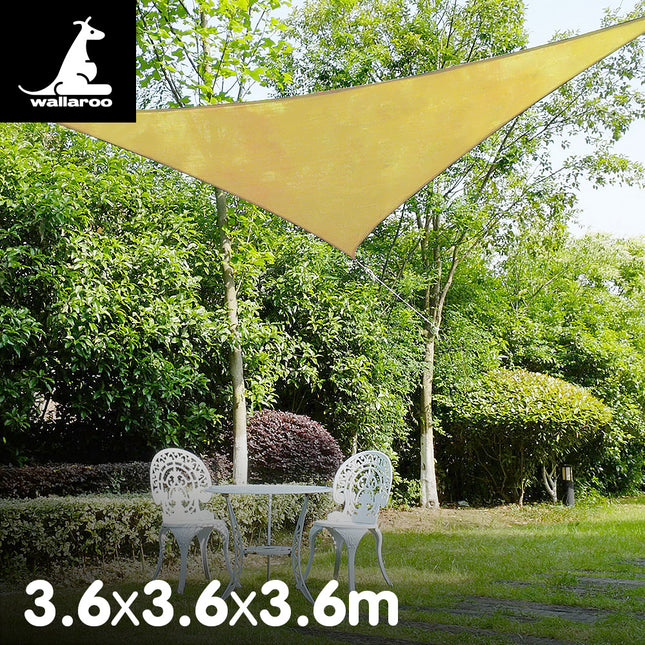 Wallaroo Triangular sail: 3.6 x 3.6 x 3.6m - Sand 2