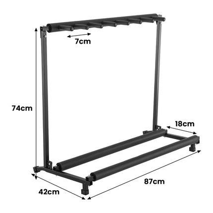 Karrera Steel Multi Guitar Stand for 7 Guitars 2