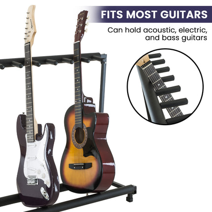 Karrera Steel Multi Guitar Stand for 7 Guitars 11