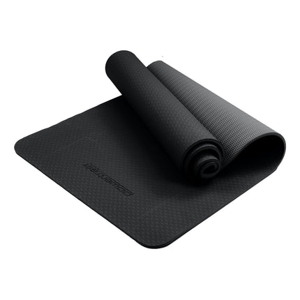 Powertrain Eco-friendly Dual Layer 6mm Yoga Mat | Midnight | Non-slip Surface And Carry Strap For Ultimate Comfort And Portability 2