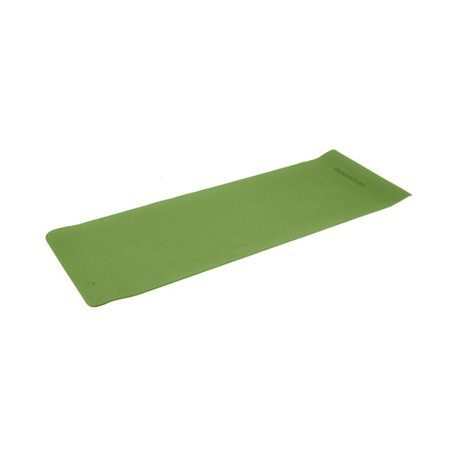 Powertrain Dual Layer 6mm Yoga Mat | Olive | Non-slip Surface And Carry Strap For Ultimate Comfort And Portability 2