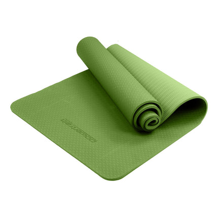 Powertrain Dual Layer 6mm Yoga Mat | Olive | Non-slip Surface And Carry Strap For Ultimate Comfort And Portability 3