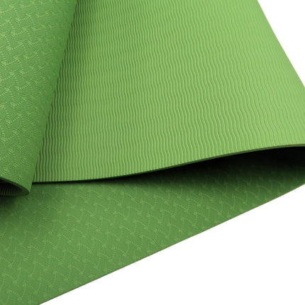 Powertrain Dual Layer 6mm Yoga Mat | Olive | Non-slip Surface And Carry Strap For Ultimate Comfort And Portability 4