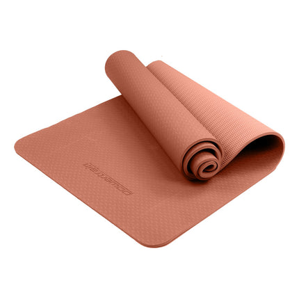 Powertrain Dual Layer 6mm Yoga Mat | Peach | Non-slip Surface And Carry Strap For Ultimate Comfort And Portability 3