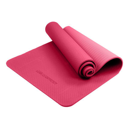 Powertrain Dual Layer 6mm Yoga Mat | Pink | Non-slip Surface And Carry Strap For Ultimate Comfort And Portability 3