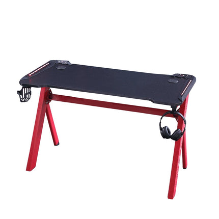 140cm RGB Gaming Desk Desktop PC Computer Desks Desktop Racing Table Office Laptop Home AU 9