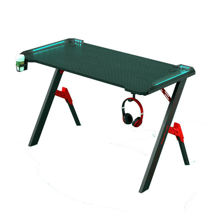 140cm RGB Gaming Desk Desktop PC Computer Desks Desktop Racing Table Office Laptop Home AU 16