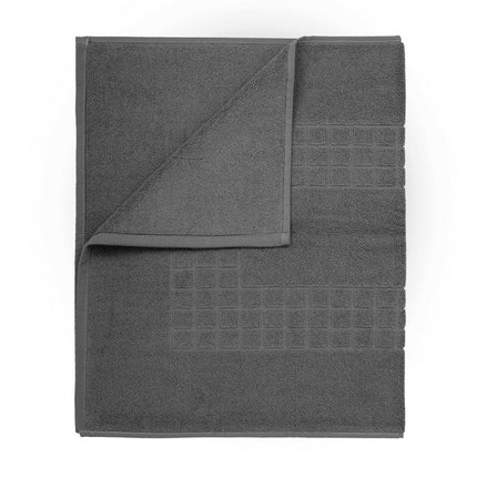 Microfiber Soft Non Slip Bath Mat Check Design (Anthrazit) 2