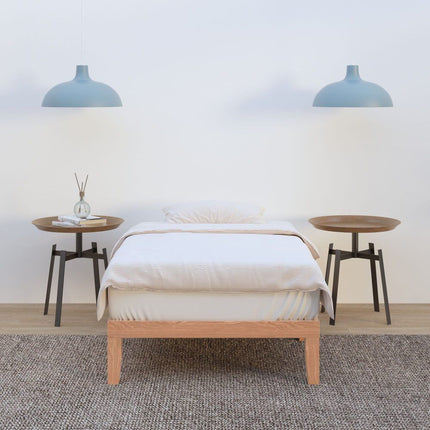 Single Size Warm Wooden Natural Bed Base Frame – King Single 3