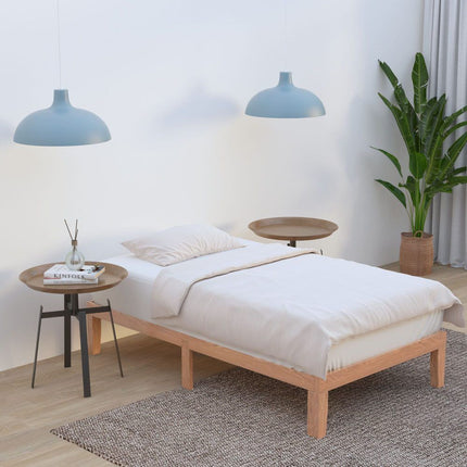 Single Size Warm Wooden Natural Bed Base Frame – King Single 4