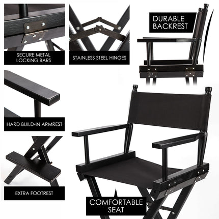 Director Movie Folding Tall Chair 76cm DARK HUMOR 8