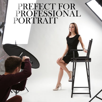 2X Director Movie Folding Tall Chair 76cm DARK HUMOR 10