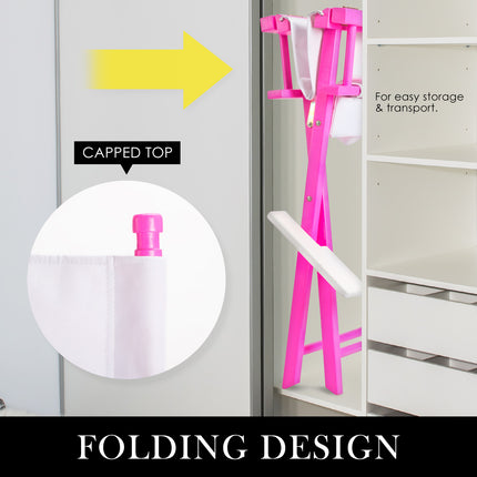 Director Movie Folding Tall Chair 76cm PINK HUMOR 7