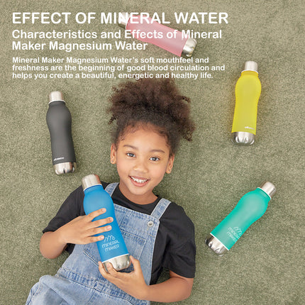 Mineral Maker MORBIDO Alkaline Filter Water Bottle + a Mineral Stone Pouch GREEN 3